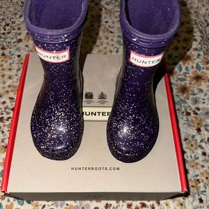 Baby girls hunter rain boots